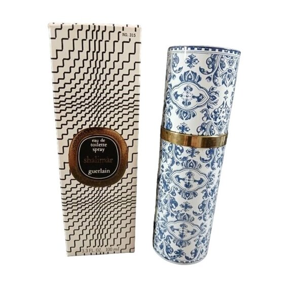 GUERLAIN Accessories - Guerlain Shalimar Vintage Eau de Toilette 3.3OZ Atomizer Spray Jasmine Amber Iri